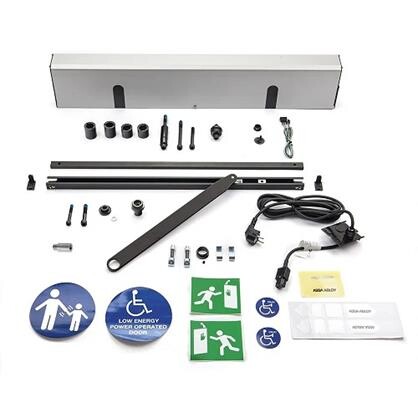 Assa Abloy SW300 dørautomatik m. arm, sort