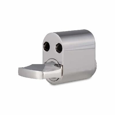 Lockit vrider cylinder, Blank Krom