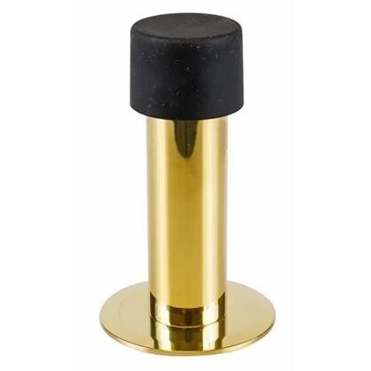 ProZafe Dørstopper til gulv/væg, Ø22x75mm, PVD messing