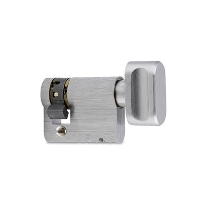 Lockit profilcylinder, halv m. vrider