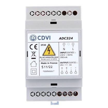 CDVI strømforsyning 24 VDC