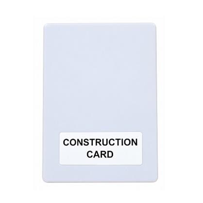 SALTO 901K kort med logo - construction hvid Mifare RW