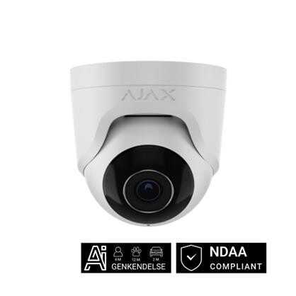 Ajax TurretCam (8 Mp/2.8 mm) Hvid