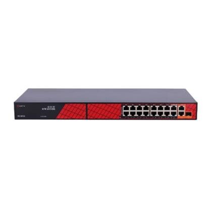 Safire PoE Switch 300W, 16P + 2P RJ45 + 2P SFP