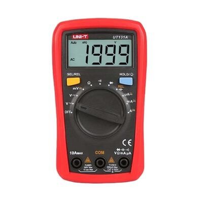 UNI-T Digital multimeter, LCD, håndholdt UT131A.