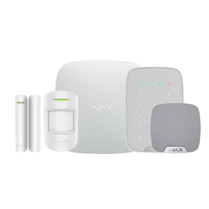 Ajax Hub2 Starterkit med sirene & Keypad Plus