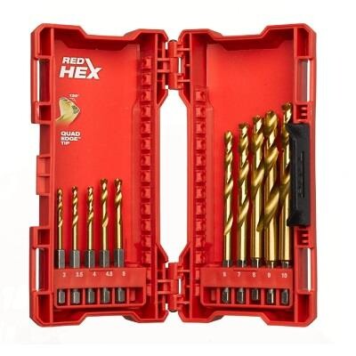 Milwaukee Hss titan borsæt Hex, 10 dele