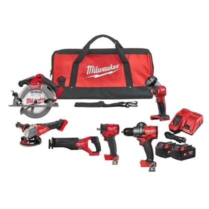 Milwaukee Akku maskinsæt M18 FPP6H3-502B, 6-pak