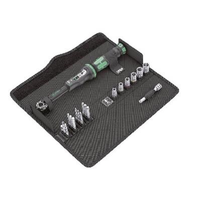 Wera momentnøglesæt A6 Click-Torque 1/4", 2,5-25Nm.