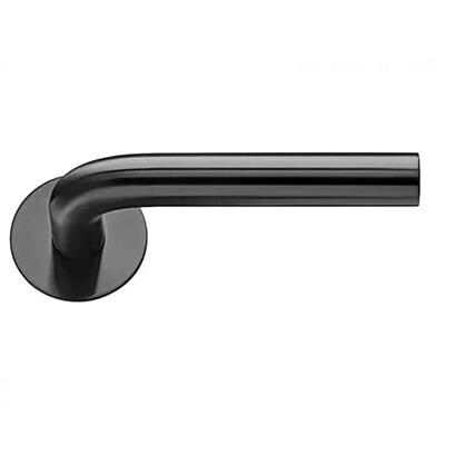 Randi dørgreb 1021.20 L-form 19mm, sort PVD