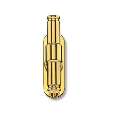 Randi krydsgreb H-form, P3714 Ø13mm, poleret messing. 