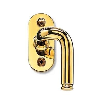 Randi vinduesgreb forkrøppet H-form, P3717 Ø14mm, poleret messing. 