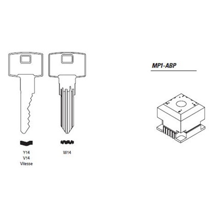 Jma Kæbe for Multicode MP1-ABP 