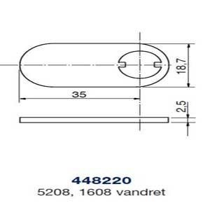 Ruko kamstykke 448220 t/5208-1608