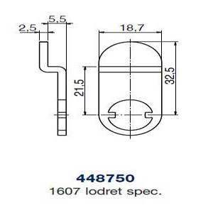  Ruko kamstykke 448750 lodret spec.