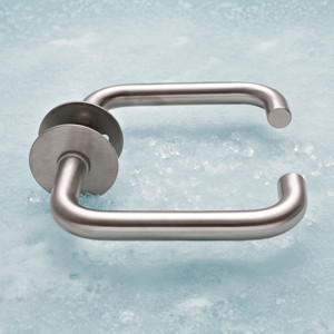 Ruko-Line Dørgreb U-form 16 mm - m/roset D:32-60mm.