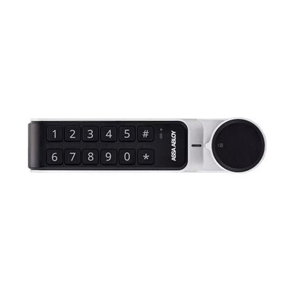 Assa Abloy PIN skabslås, Venstre vandret, sort