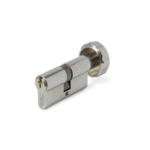pextra+ Din knopcylinder 6/4005+0+40 poleret messing