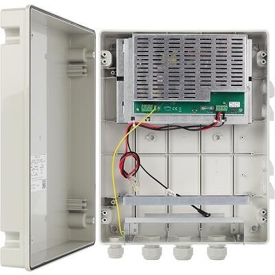 Pulsar strømforsyning til POE switch i ABS i kabinet 120W