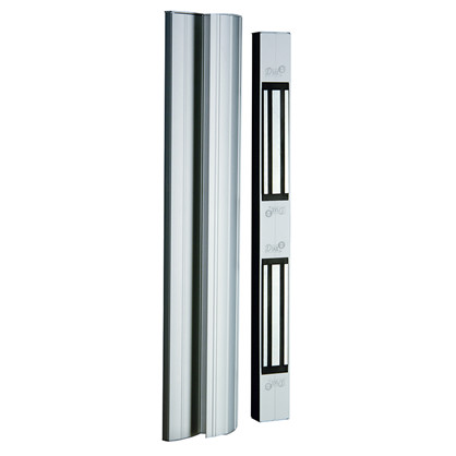 CDVI dørprofil aluminium 2500 mm, m. 2x400 kg magnet