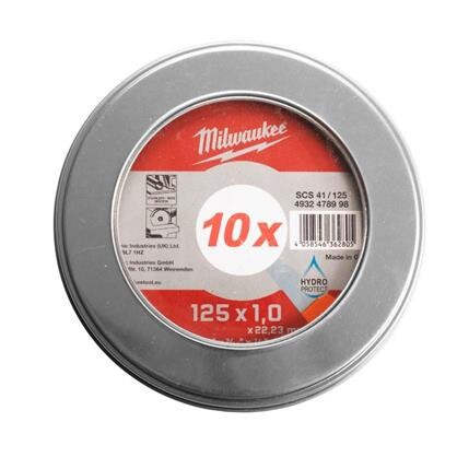 Milwaukee skæreskive metal 41/125 TB 10 stk