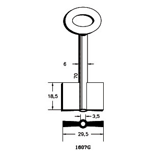 Kamnøgle 1607G