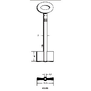 Kamnøgle 1615G