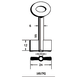 Kamnøgle 1617