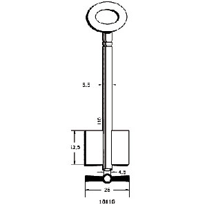 Kamnøgle 1611G