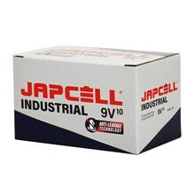 Japcell batteri Industrial anti-leakage 9V, 10 stk