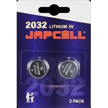 Japcell batteri CR2032 lithium batteri, 2 pak