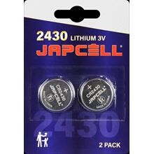 Japcell batteri CR2430 lithium batteri, 2 pak