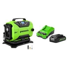 Greenworks Luftpumpe + batterisæt