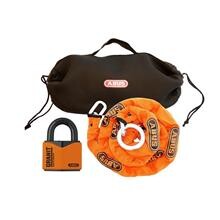 Abus Sampak - hængelås GRANIT 37/55 orange + kæde