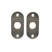 ProZafe dørbrebsroset, Smalprofil, CC 49 mm, Børstet