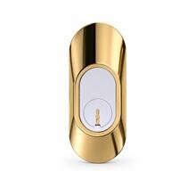 Kyner udvendig cylinderring t/paskvil lås - Pol messing