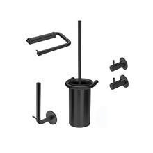 d line badeværelsessæt, PVD Sort