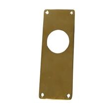 Lockit langskilt, pol. Mes. m. Ø40 mm, 60x160 mm