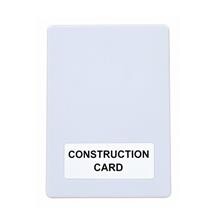 SALTO 901K kort med logo - construction hvid Mifare RW