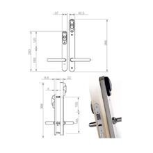 SALTO XS4 Skandinavisk langskilt indvendig SM450L00IMB38