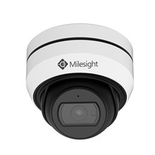 Milesight Mini Dome IP kamera, 5MP, IP67, hvid, motorzoom