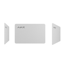 Ajax nøglekort, hvid (1 stk.)