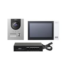 Dahua IP villa kit m. dørstation & monitor, PoE switch