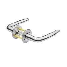 Randi Line 18 dørgreb 707104 L-form massiv roset CC30