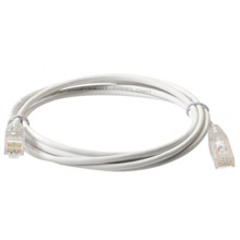 Patchkabel slim UTP uskærmet kat. 6A, LSZH halogenfri, hvid