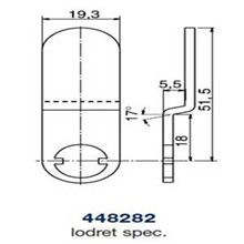 Ruko kamstykke 448282 lodret spec