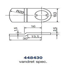 Ruko kamstykke 448430 vandret spec.