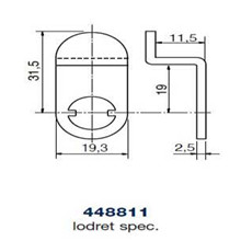 Ruko kamstykke 448811 lodret spec.