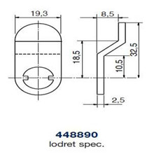 Ruko kamstykke 448890 lodret spec.