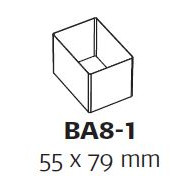 Raaco indsats 80 BA8-1 - 1 stk.